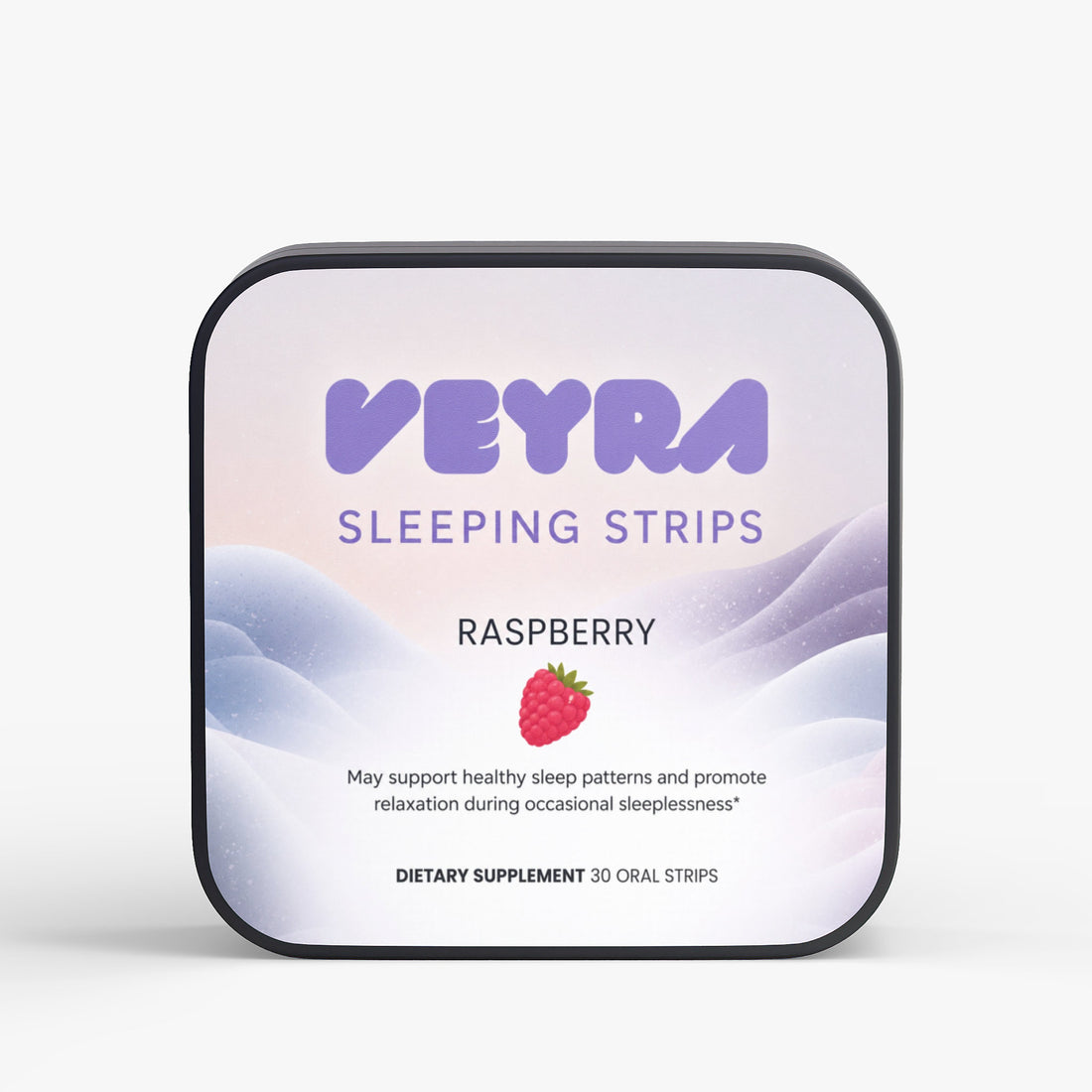 Veyra Sleeping Strips tin — raspberry