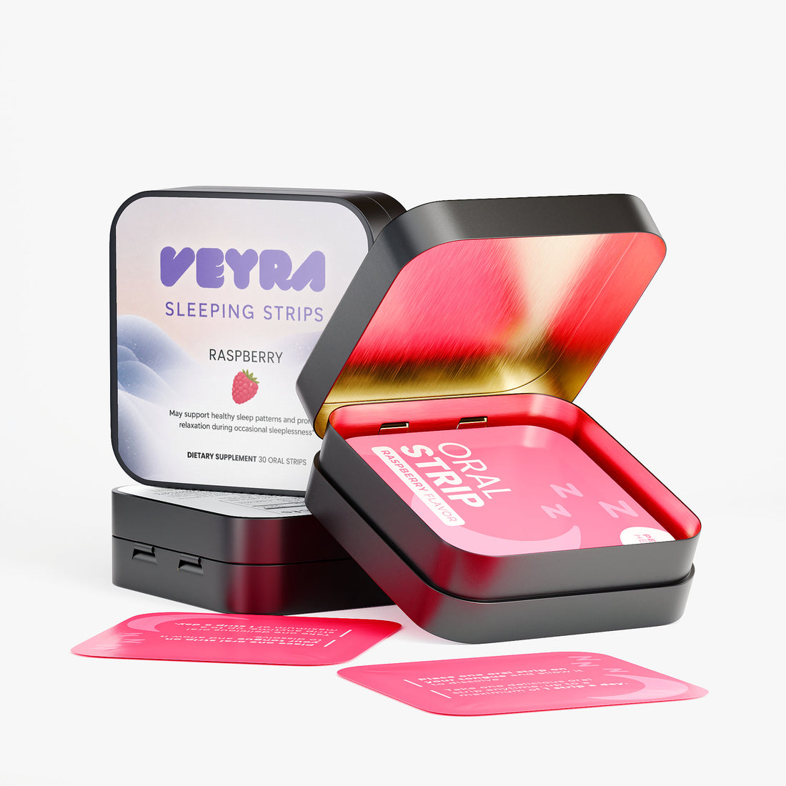 Veyra Sleeping Strips open tin